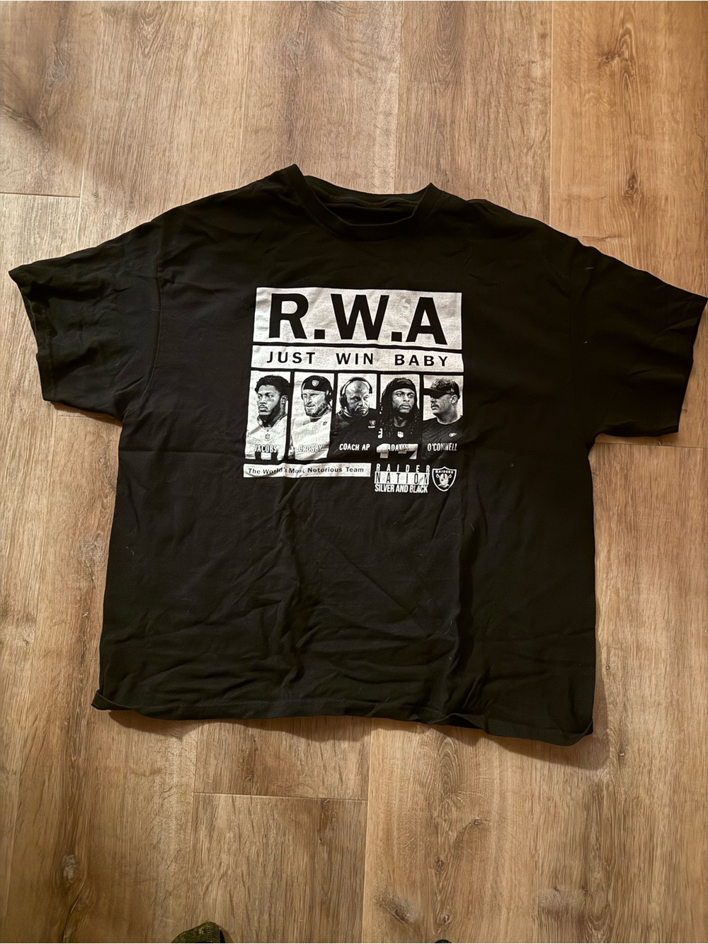 Raider Nation - RWA Raiders With Attitude 2XL T-Shirt - Picture 4 of 4